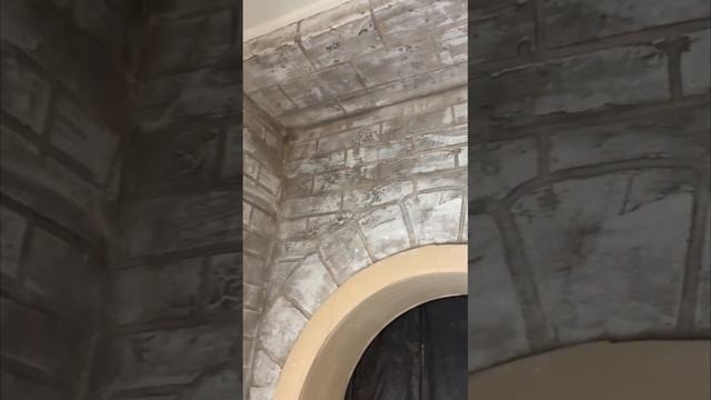 Кирпичная кладка своими руками. Имитация. #diy #ремонт #diywoodworking #home