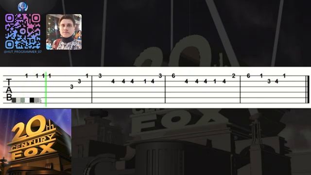 🎸 20th Century Fox Theme - Guitar Tutorial Ⓜ️