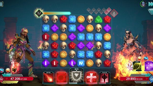 Puzzle Quest 3 - Dok vs Steelebluedust