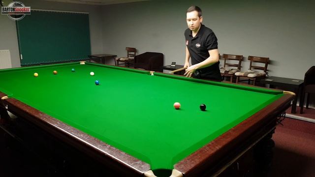 BartonSnooker | Тренировка по снукеру, тонкие шары.
