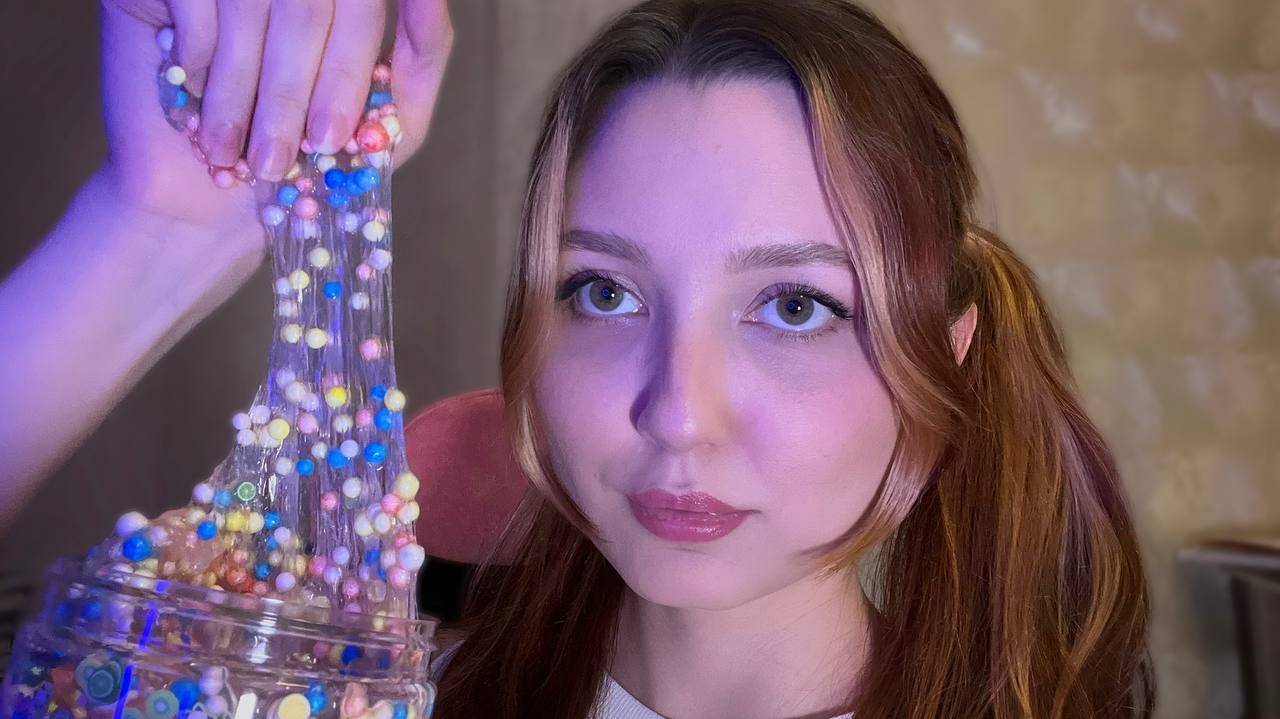 АСМР Слаймы 💗 Звуковые и визуальные триггеры |ASMR Slime 💗 Sound and visual triggers