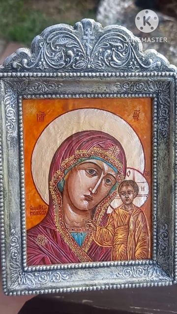 Попытка в реставрацию старой бумажной иконы