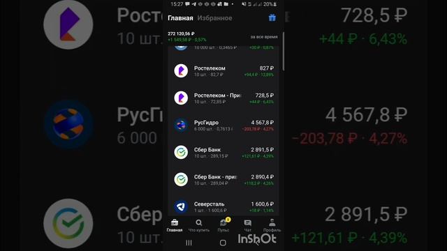 Дивидендный портфель 100 тысяч рублей)