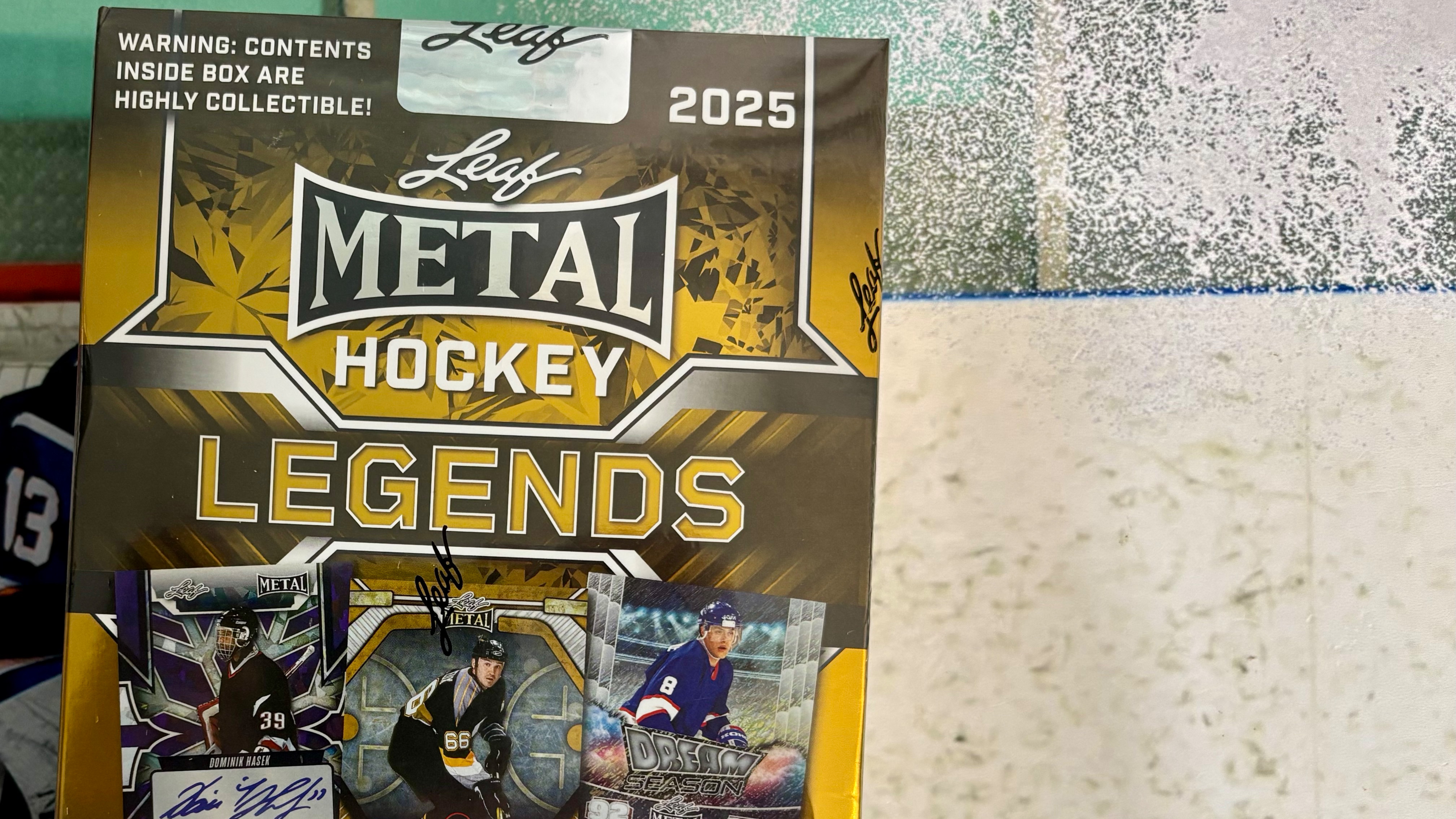 Бокс-брейк - 2025 Leaf Metal Hockey Legends. Полный рандом #1