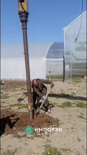 Бурение лунок под фундамент для хозблока