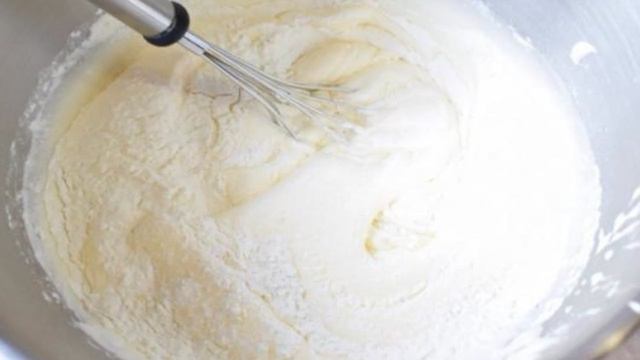 Ванильный бисквит на молоке