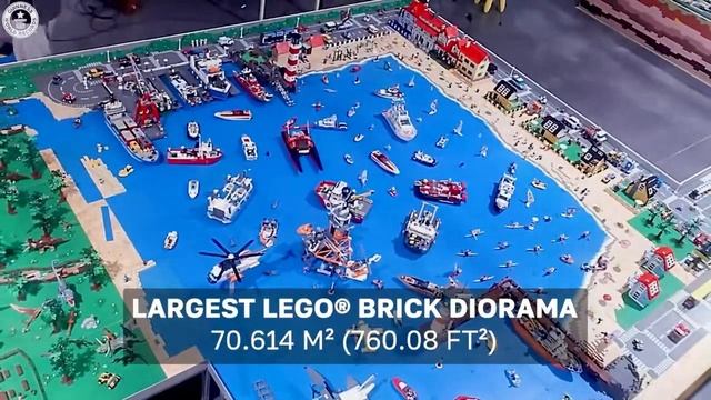 В Португалии построили самую большую в мире LEGO-диораму — на неё ушло 239 444 деталей.