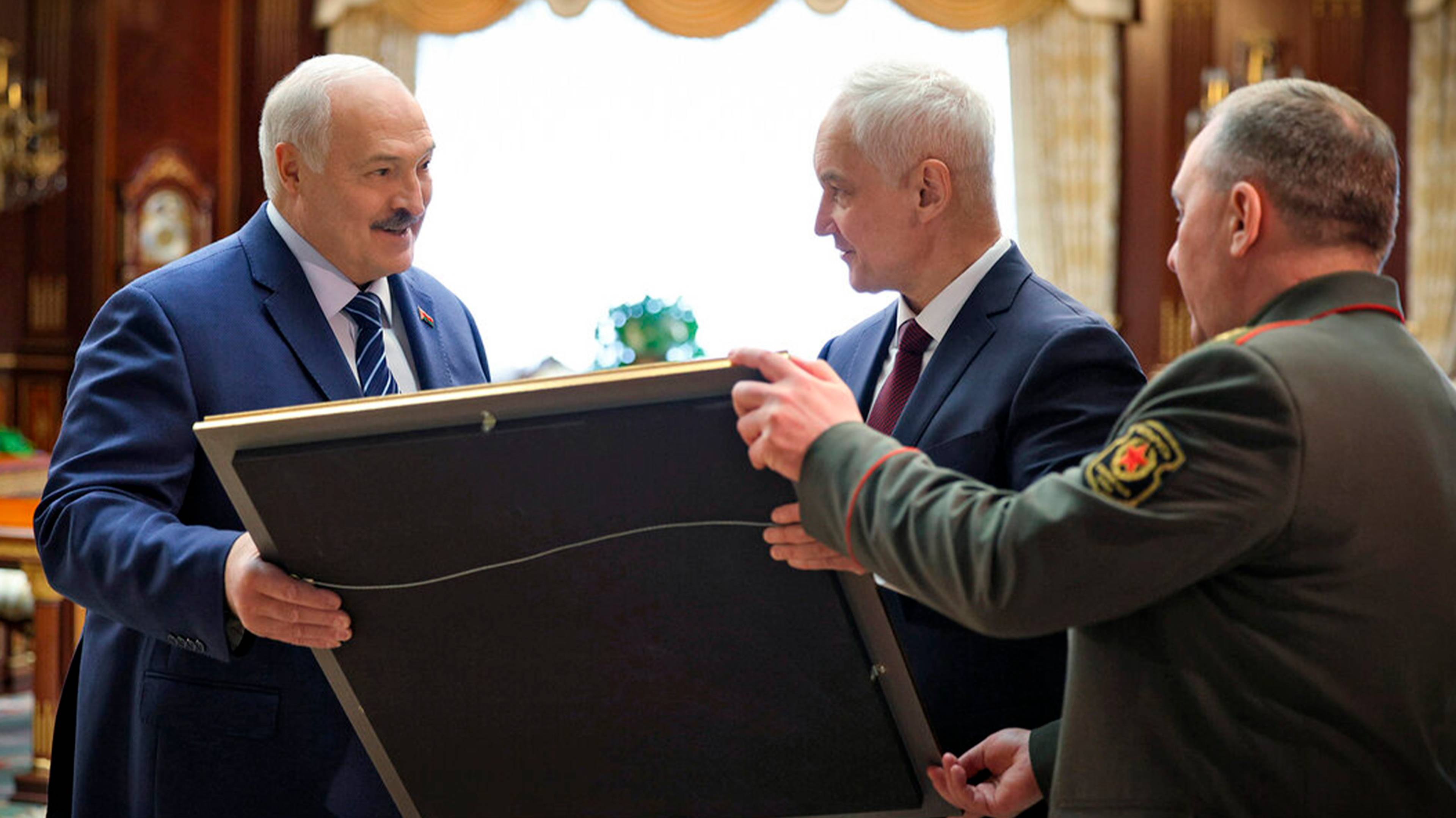 Лукашенко встретился с министром обороны РФ Андреем Белоусовым