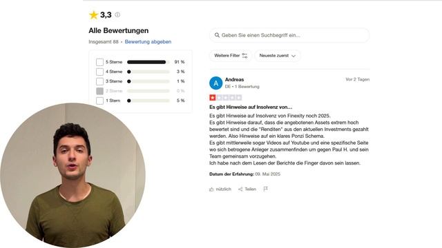 Finexity Erfahrungen Insolvenz 14.05.25 2