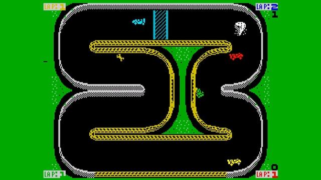 SUPER SPRINT (1987) [ZX Spectrum]