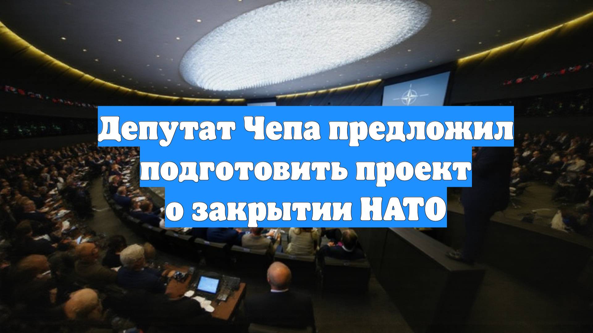 Депутат Чепа предложил подготовить проект о закрытии НАТО