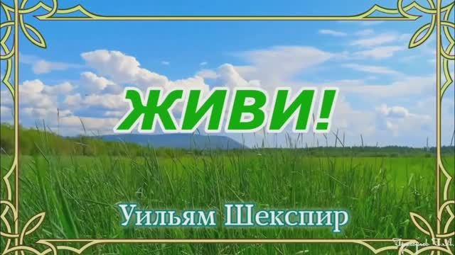 Просто живи! Замечательные слова.
Замечательная музыка. Замечательная природа