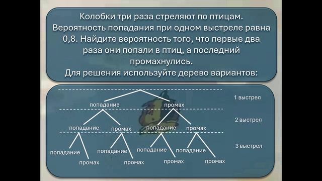 Решение задач с помощью дерева вариантов. (исправлена опечатка в предыдущей версии)