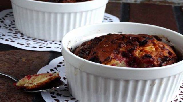 Кексы с малиной и белым шоколадом