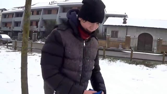Провели зиму снежками / с Никитой / Всё ждём Весну!