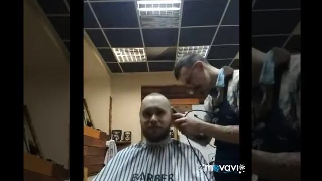 Бреем голову весело