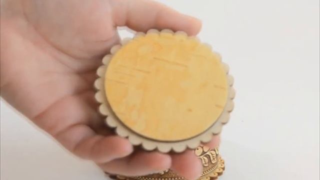 Шкатулка из дерева и бересты "Рябина" Арт.6027