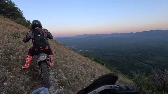 Гора Шизе дарит эмоции эндуро