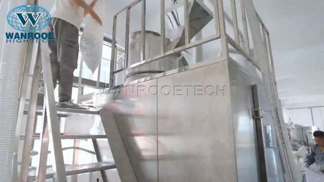 Криогенная мельница с системой охлаждения посредством жидкого азота для измельчения PLA