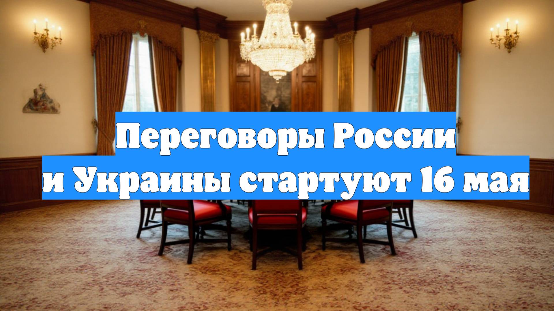 Переговоры России и Украины стартуют 16 мая