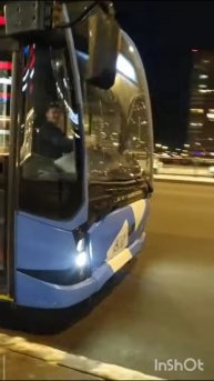 35 маршрут троллейбуса Санкт-Петербурга (Снято 13 февраля)