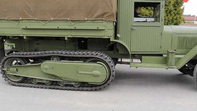 Обкатка ЗИС-42 по маршруту парада.