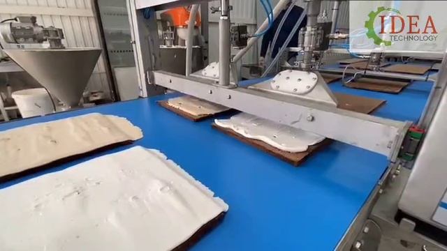 Линия прямоугольных пластов 2тонн