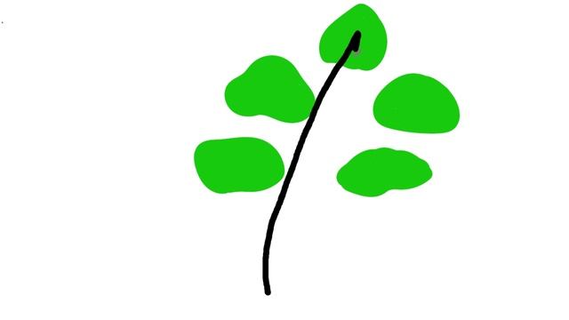 Рисуем березу часть 24