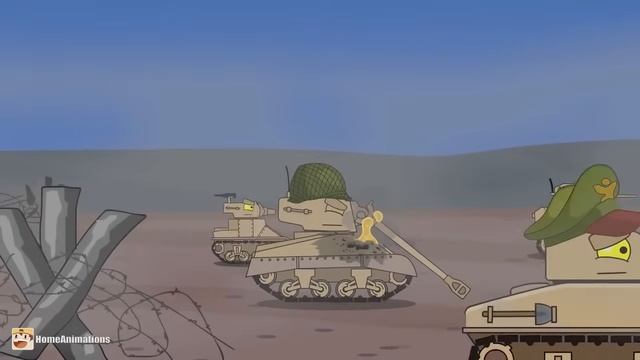 HomeAnimations – Мультики про танки  История Американских танков - Мультики про танки