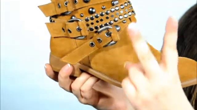Женские демисезонные сапоги артикул: 37136-1661 BROWN.wmv