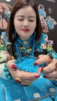 250515-9 Sleeping Beauty Turquoise Cabochon: Exude High - end Elegance