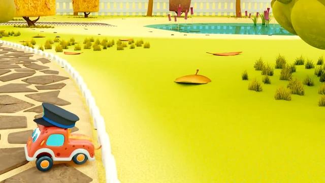 Мультики про машинки. Машинки Мокас играют в полицейских! Развивающие мультфильмы для детей 👁