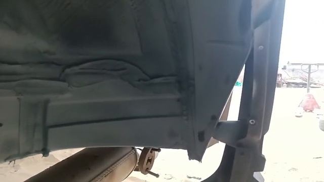 Пескоструйная обработка днища Volvo XC90 (Часть 5)