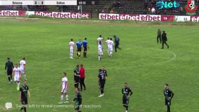 Грозни сцени след мача Беласица : Балкан 3:3