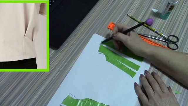 Блуза оверсайз. Моделируем стильную блузу.