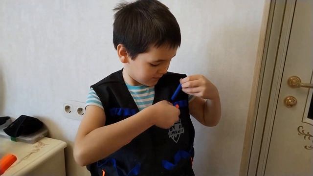 Мой жилет и модуль нерф