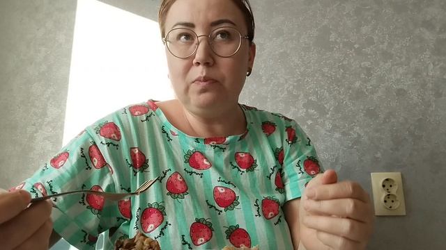Плов из перловки. Мукбанг.