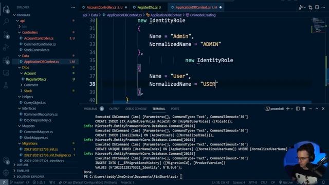 50. ASP.NET Core Web API Identity JWT 2024 - 22. Register