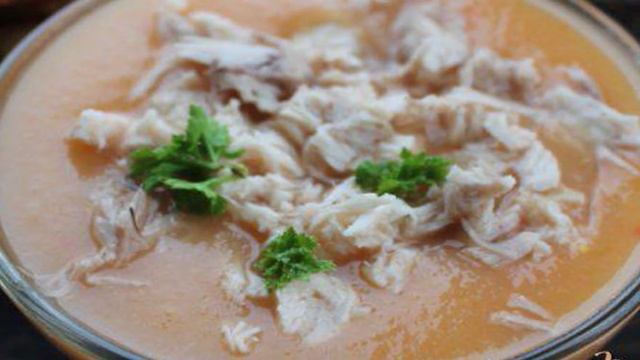 Суп пюре с мясом кролика
