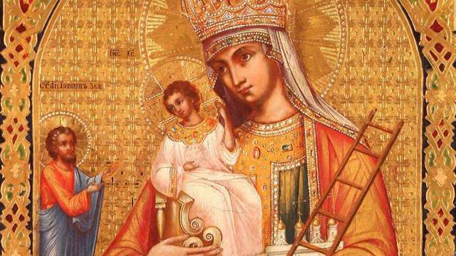 Иконы Божией Матери Молченская и Старорусская.