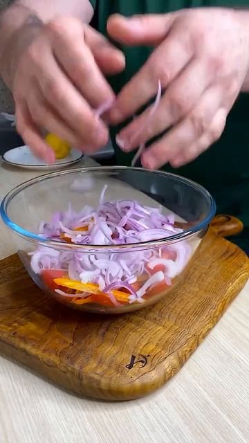 🍅 Закуска из помидоров к шашлыку
#закуски