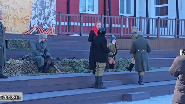 Прогулка 9 мая 2025. Бессмертный полк.  Ямало-Ненецкий АО Лабытнанги. ЖизньСеверян.