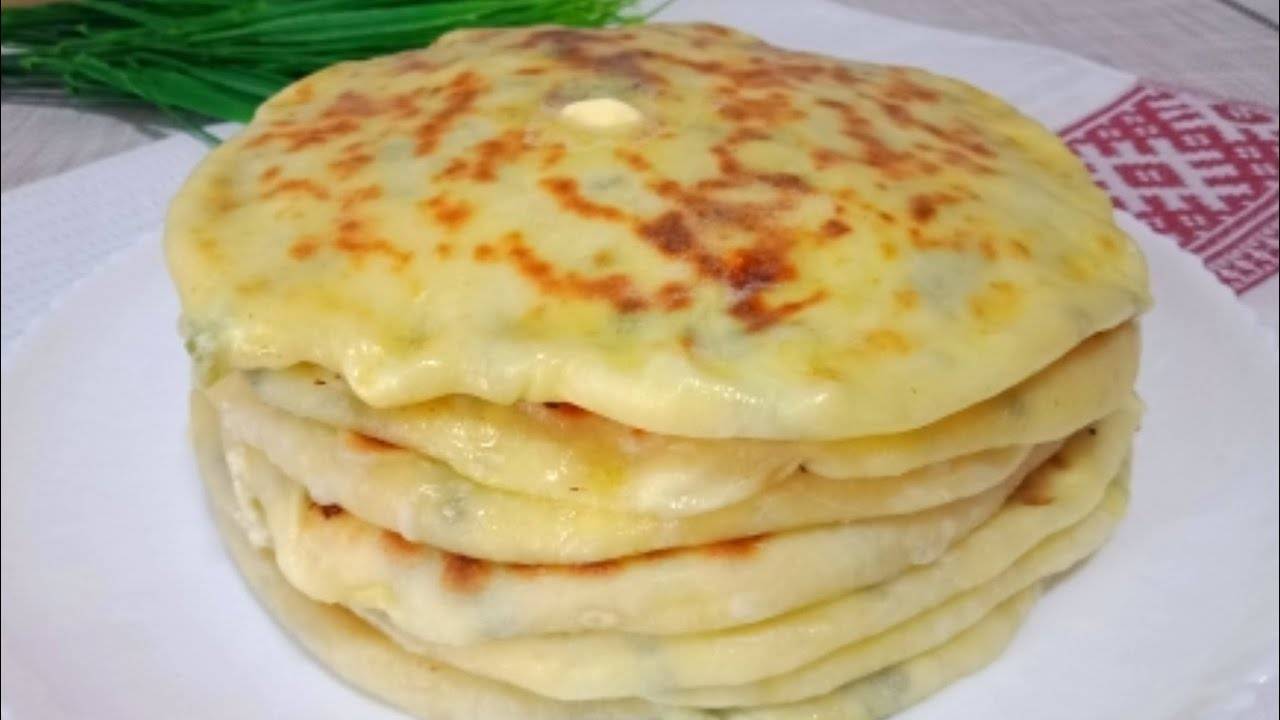 Лепешки с творогом и зеленым луком /Очень вкусный Завтрак