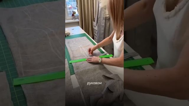 Крою льняной жилет по своей легкой и быстрой методике?