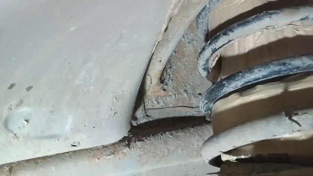 Пескоструйная обработка днища Volvo XC90 (До обработки Часть 3)