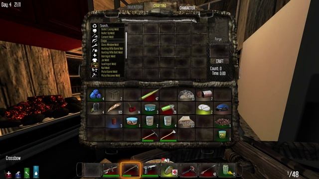 ☢ 7 Days to die.Сезон 3. #27_3. На расстоянии удара. (Альфа 10_4. Ко-оп. Татьяна, Hutt)