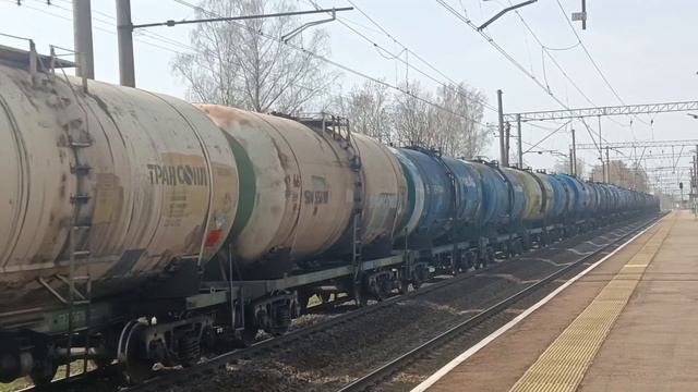 Поезда в Апреля Новый и Старые Электровозы Электропоезда и Тепловозы на Волховстроская направлении