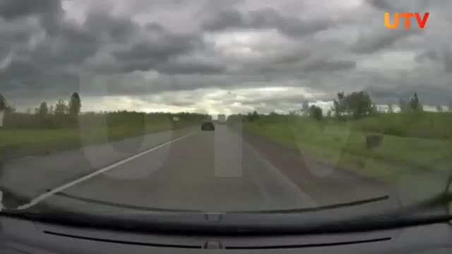 ДТП с колонной ВС РФ с трофейной техникой в Башкирии.