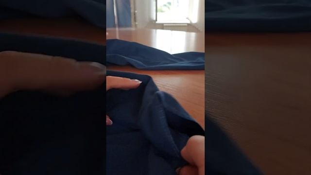укорачиваем брюки с разрезами