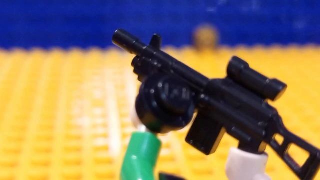 стрельба с автомата от первого лица Lego анимация